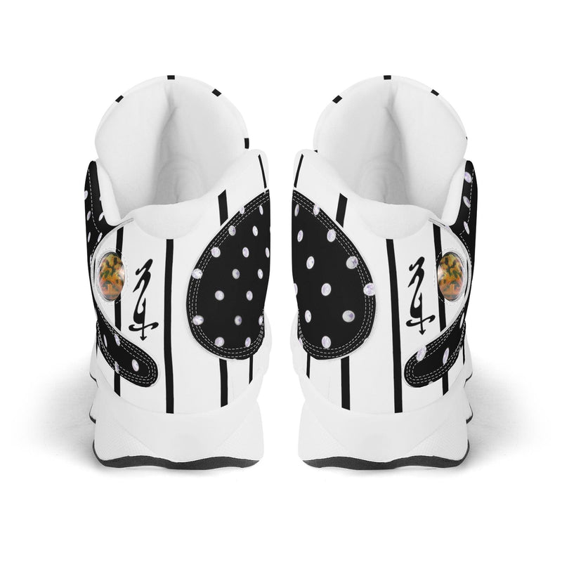Men's Leather Printed Basketball Shoe