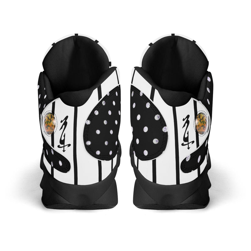 Men's Leather Printed Basketball Shoe