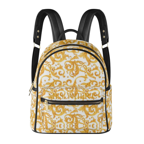 Women's Casual Leather Backpack