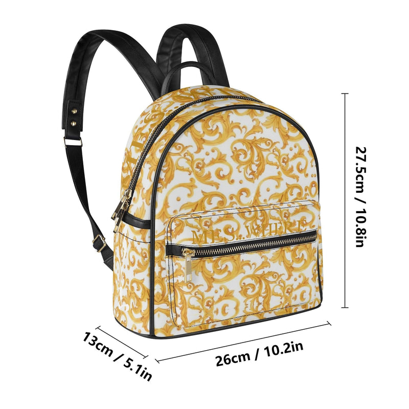 Women's Casual Leather Backpack