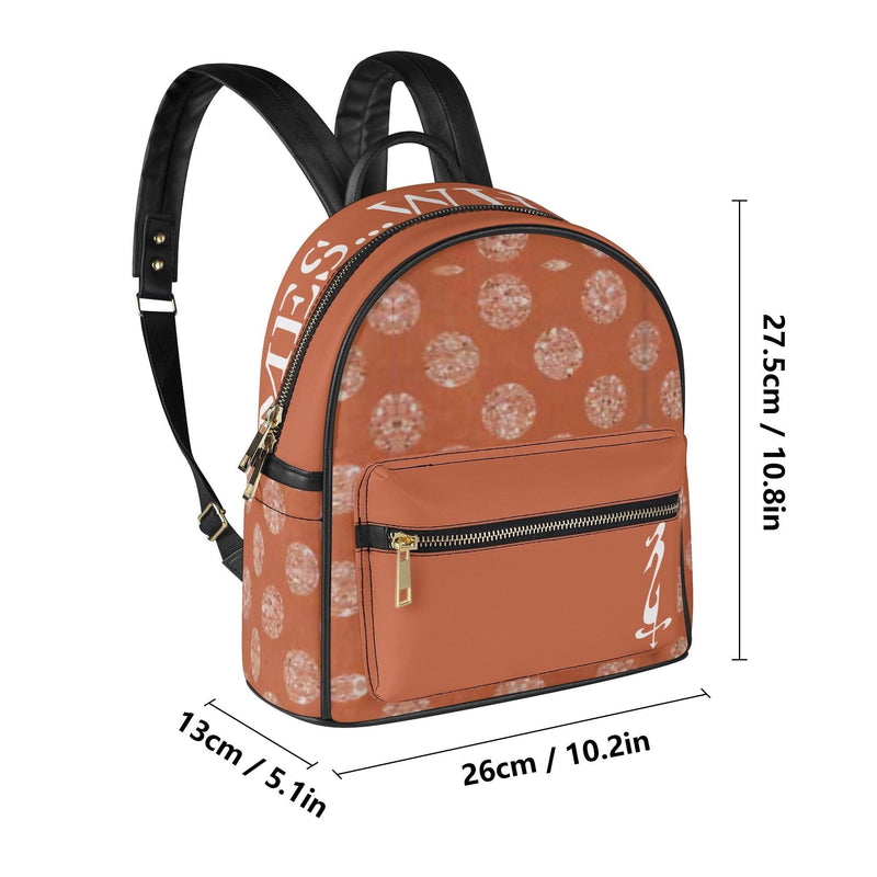 Women's Casual Leather Backpack