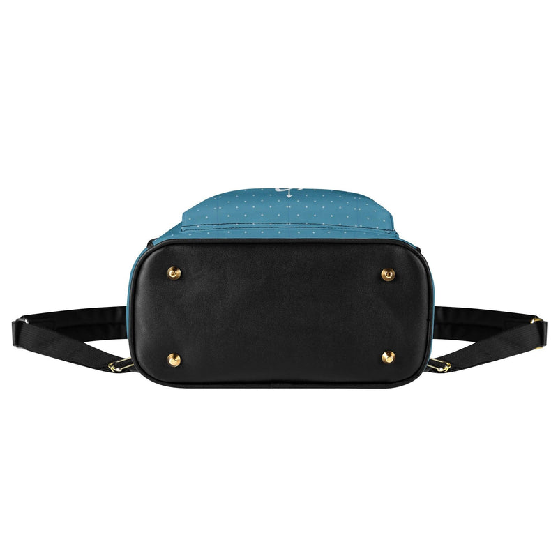 Women's Casual Leather Backpack