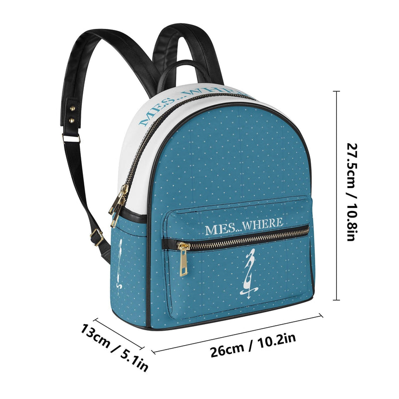 Women's Casual Leather Backpack