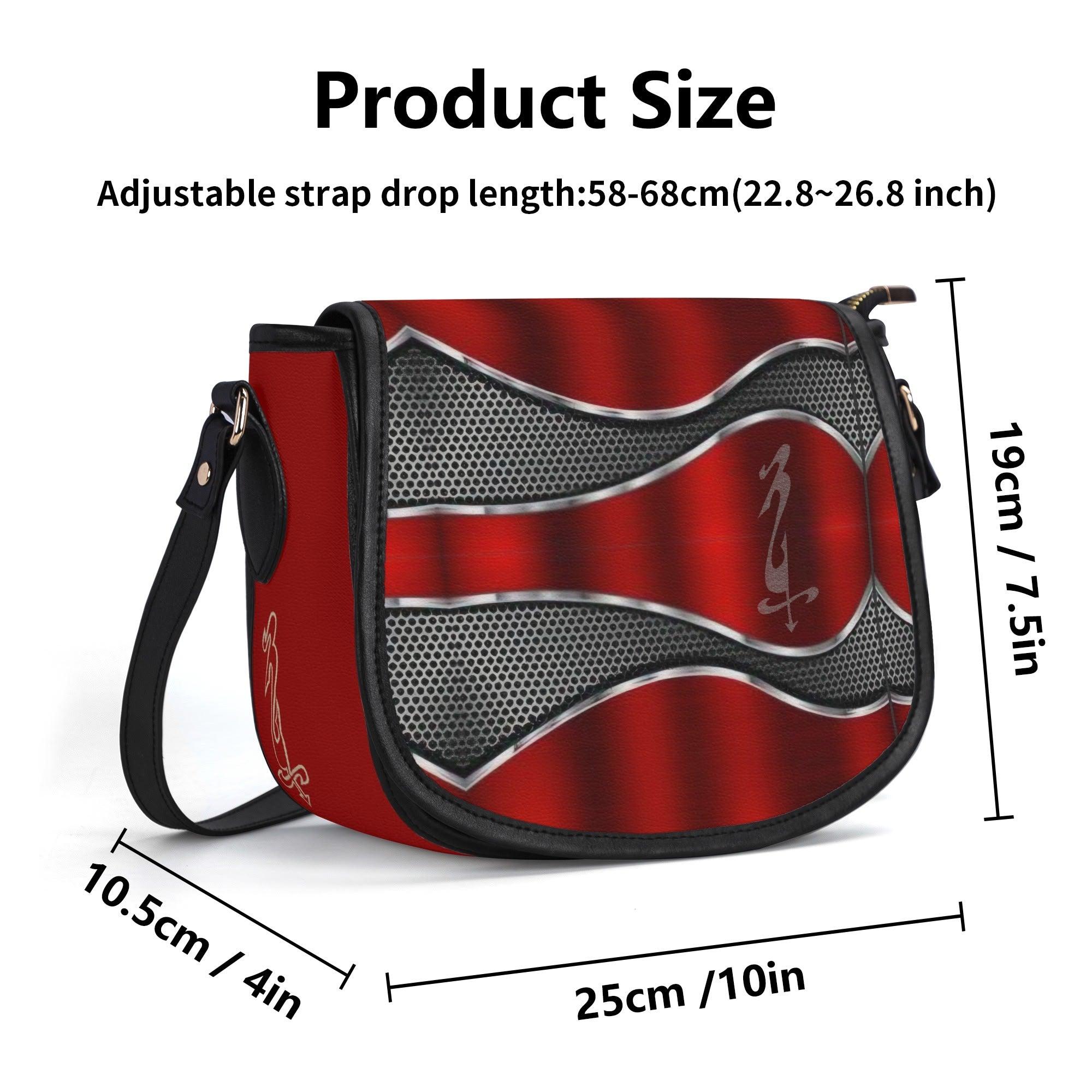 Women's Leather Saddle Bag - MES...Where