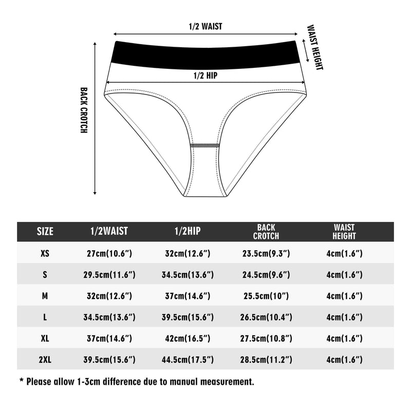 Womens Mid Waisted Briefs