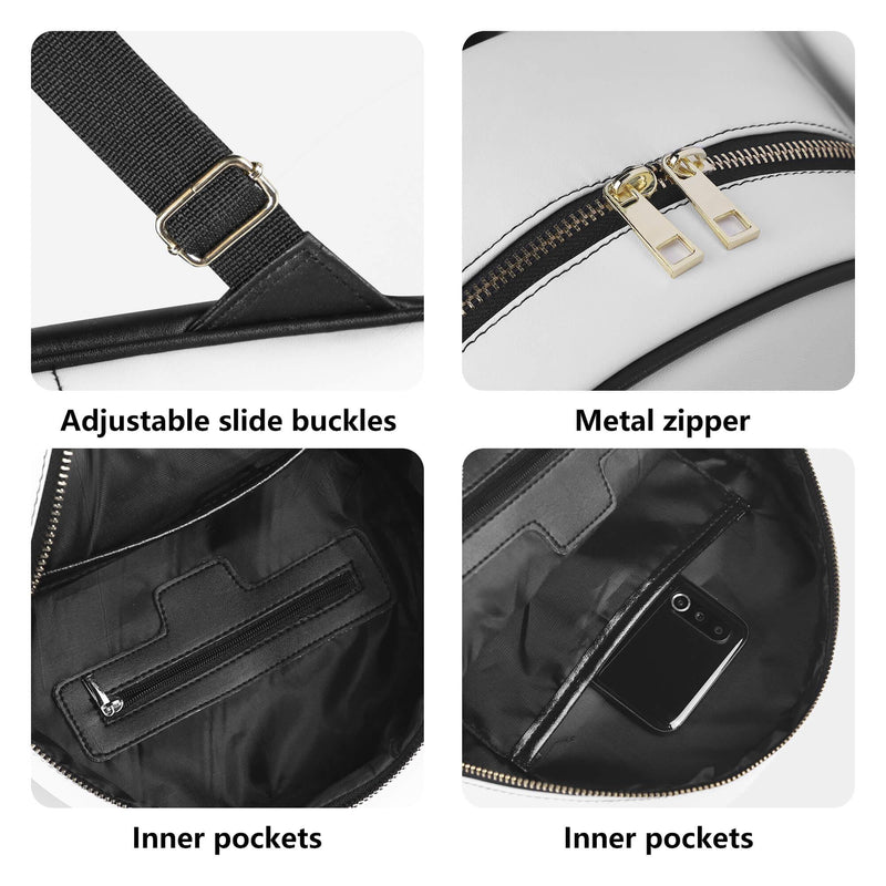 Men's Casual PU Leather Backpack