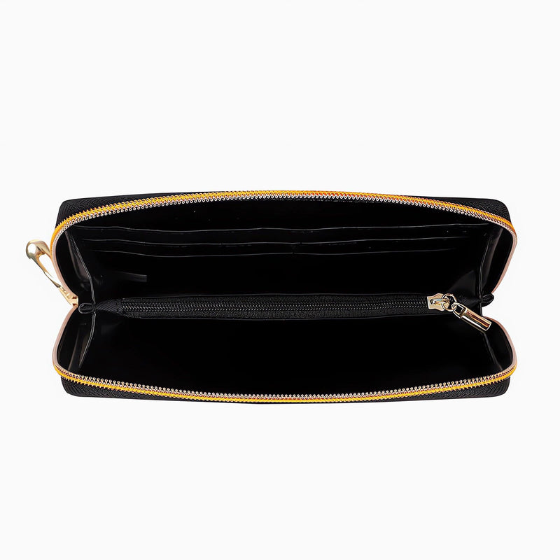 Clutch Leather Zipper Wallet