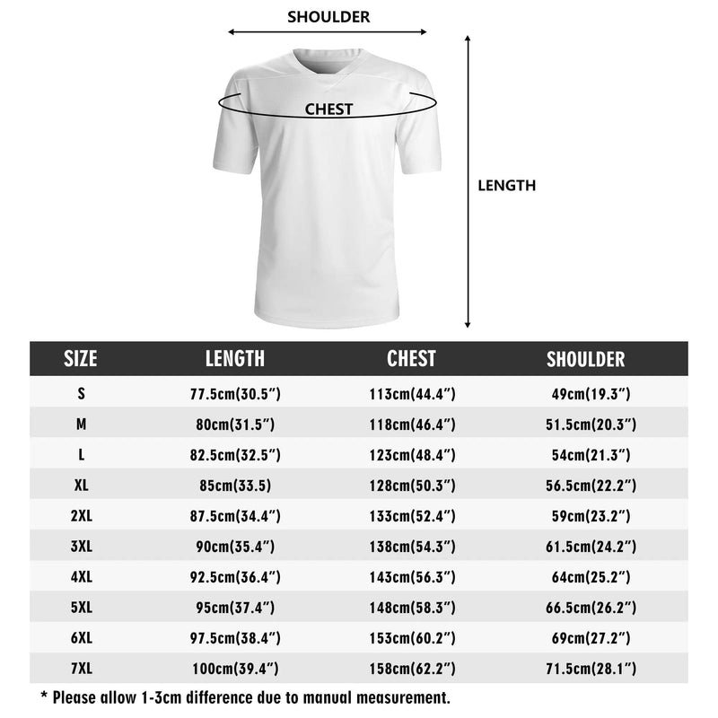 Men's Football Rugby Jersey