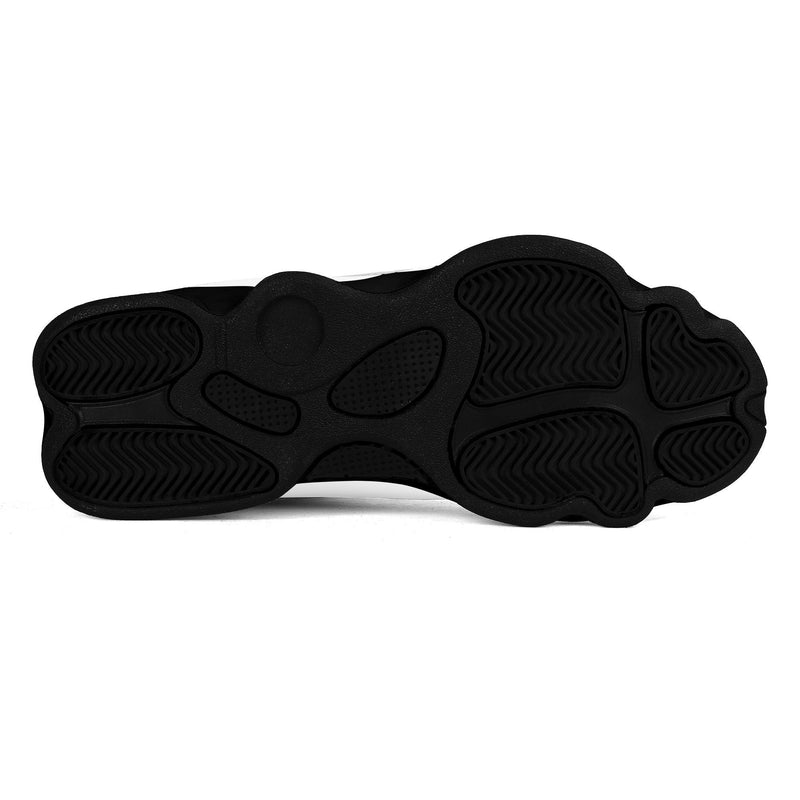 Men's Leather Printed Basketball Shoe