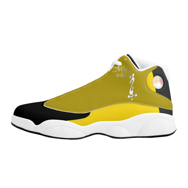 MES...Where (24K) Women's White Soles Basketball Shoes