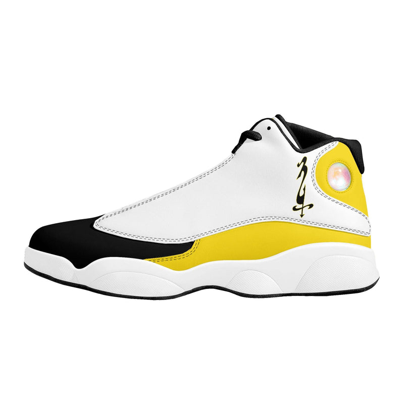 MES...Where (Golden) ~ Men's White Soles Basketball Shoes