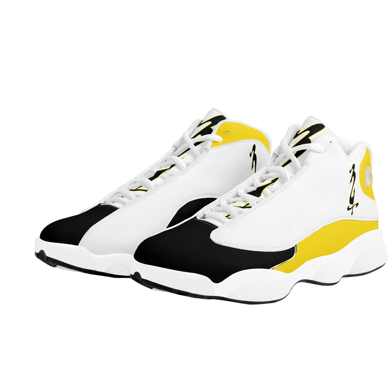 MES...Where (Golden) ~ Men's White Soles Basketball Shoes