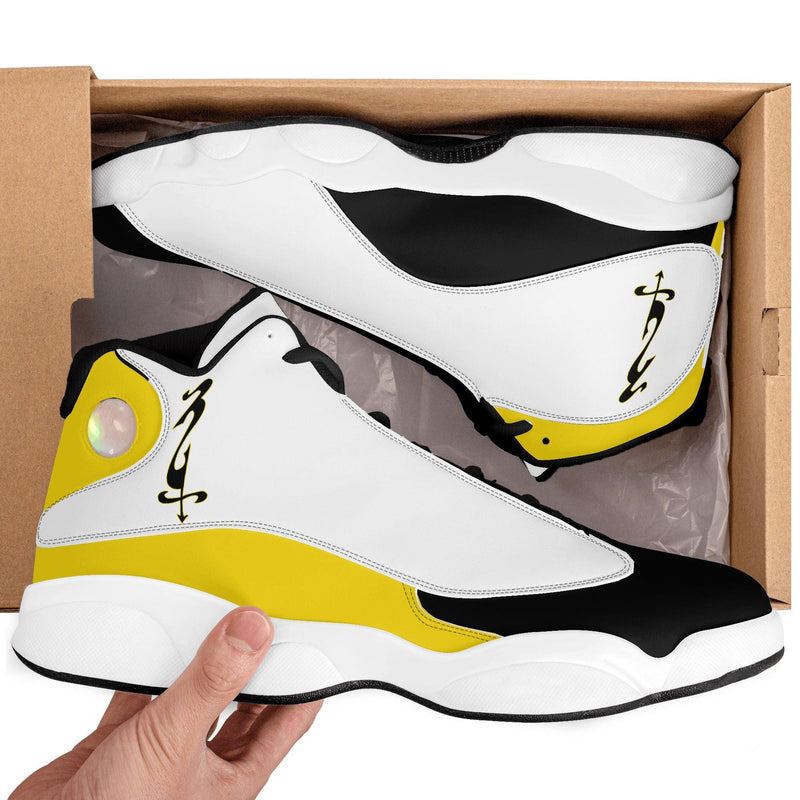 MES...Where (Golden) ~ Men's White Soles Basketball Shoes