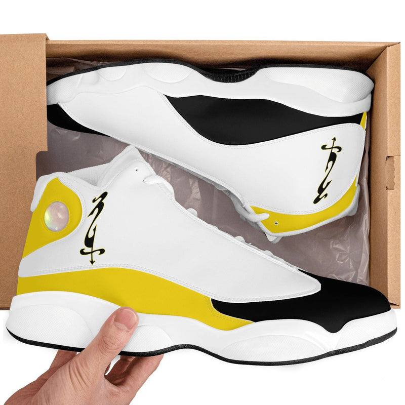 MES...Where (Golden) ~ Men's White Soles Basketball Shoes