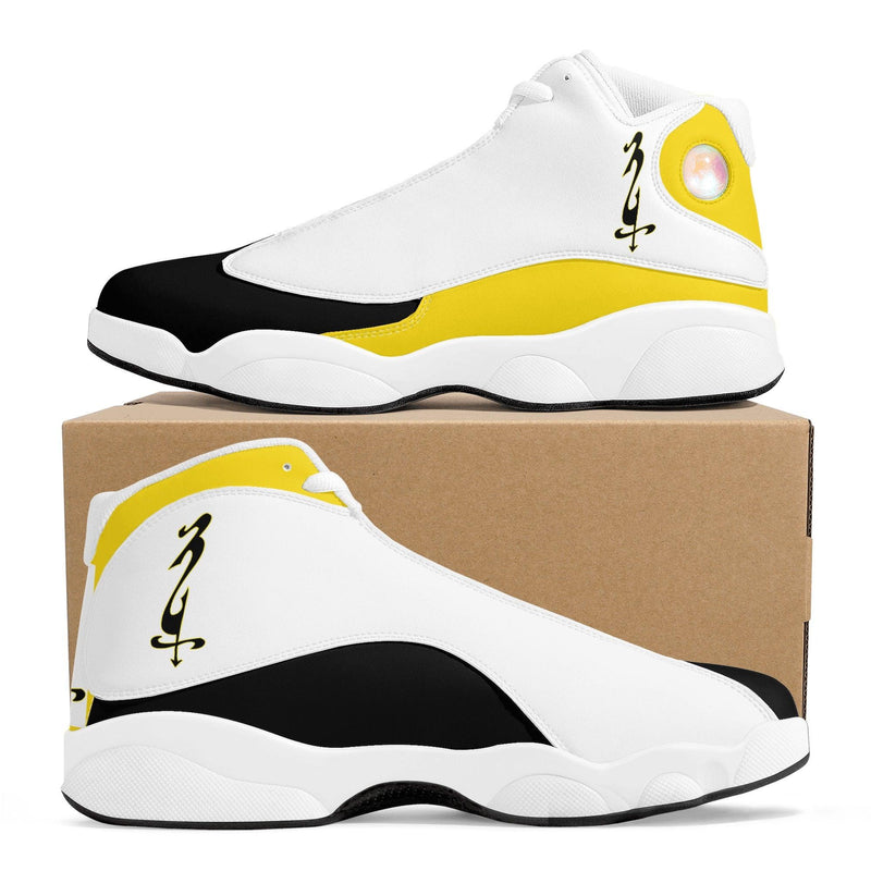 MES...Where (Golden) ~ Men's White Soles Basketball Shoes