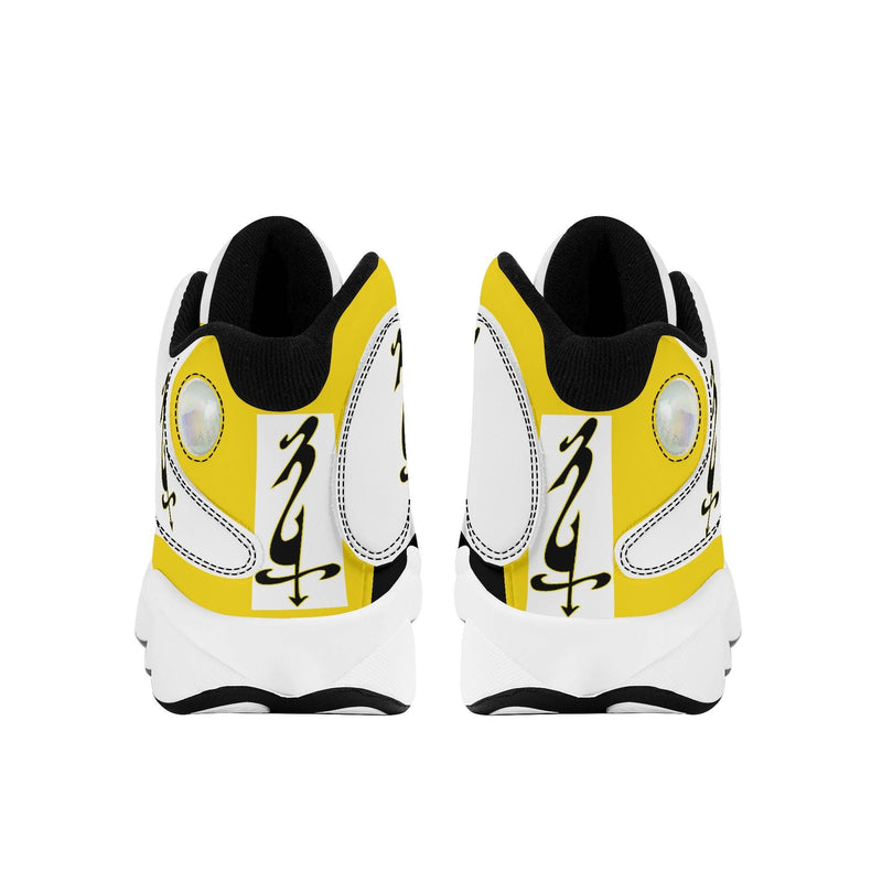 MES...Where (Golden) ~ Men's White Soles Basketball Shoes