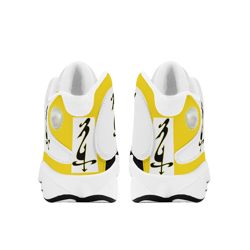 MES...Where (Golden) ~ Men's White Soles Basketball Shoes