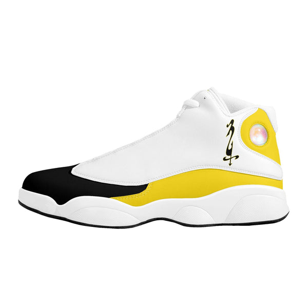 MES...Where (Golden) ~ Men's White Soles Basketball Shoes