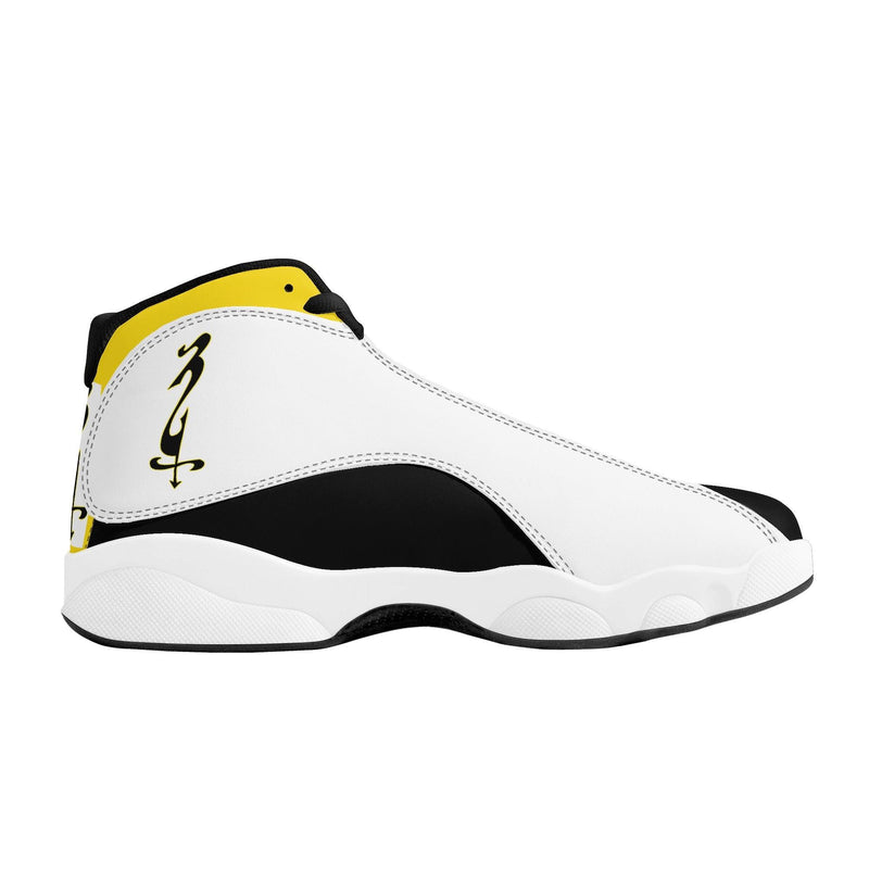 MES...Where (Golden) ~ Men's White Soles Basketball Shoes