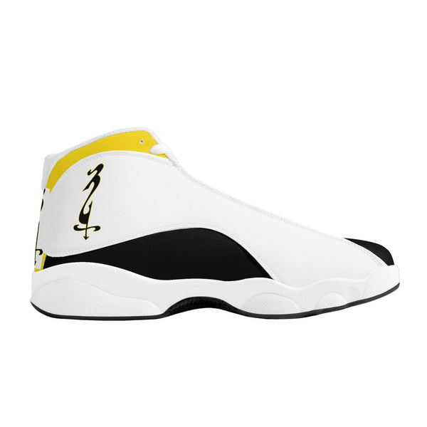 MES...Where (Golden) ~ Men's White Soles Basketball Shoes