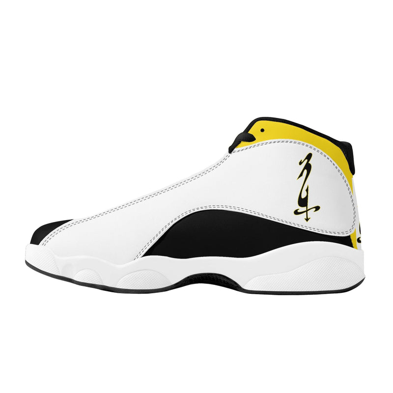 MES...Where (Golden) ~ Men's White Soles Basketball Shoes