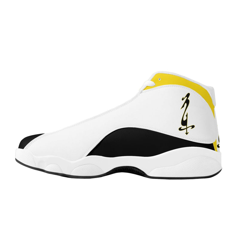 MES...Where (Golden) ~ Men's White Soles Basketball Shoes