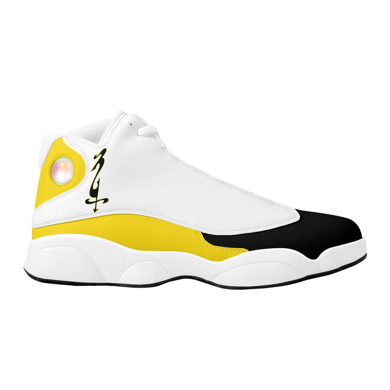 MES...Where (Golden) ~ Men's White Soles Basketball Shoes