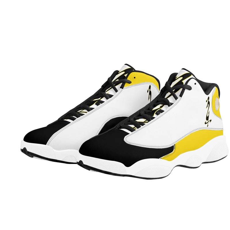 MES...Where (Golden) ~ Men's White Soles Basketball Shoes