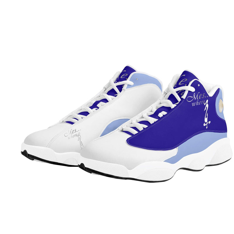 MES...Where (Chill Factor) ~ Men's White Soles Basketball Shoes