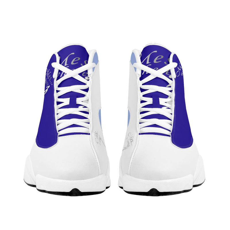 MES...Where (Chill Factor) ~ Men's White Soles Basketball Shoes