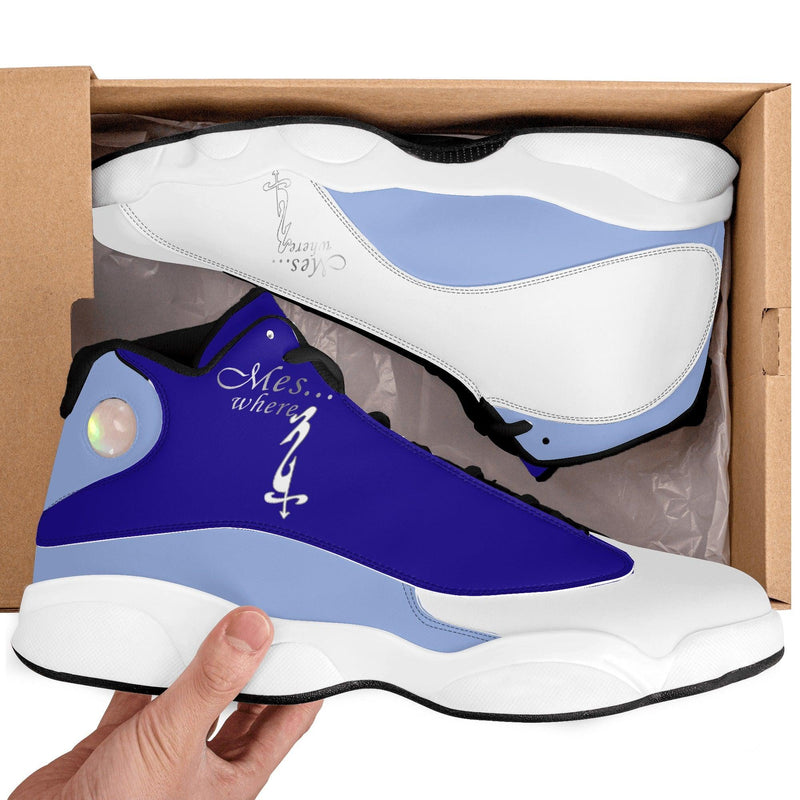 MES...Where (Chill Factor) ~ Men's White Soles Basketball Shoes