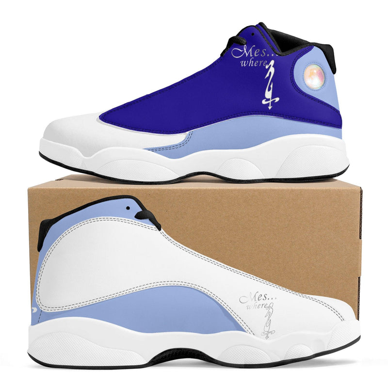 MES...Where (Chill Factor) ~ Men's White Soles Basketball Shoes