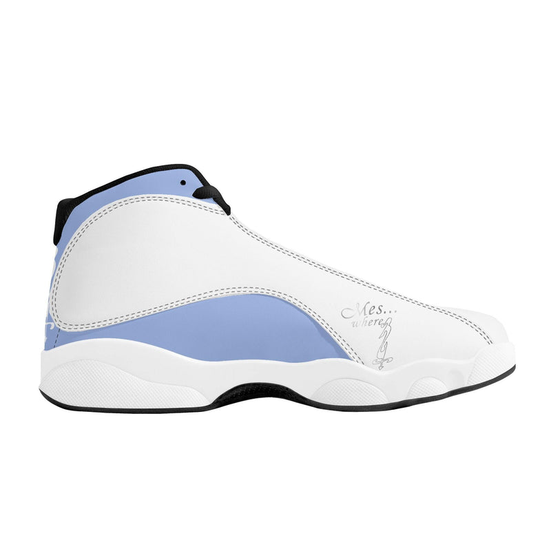 MES...Where (Chill Factor) ~ Men's White Soles Basketball Shoes