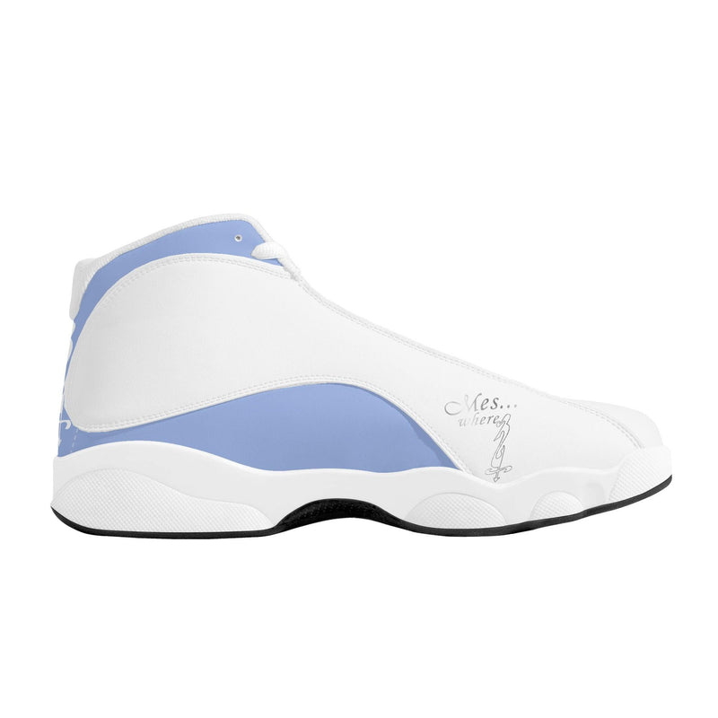 MES...Where (Chill Factor) ~ Men's White Soles Basketball Shoes