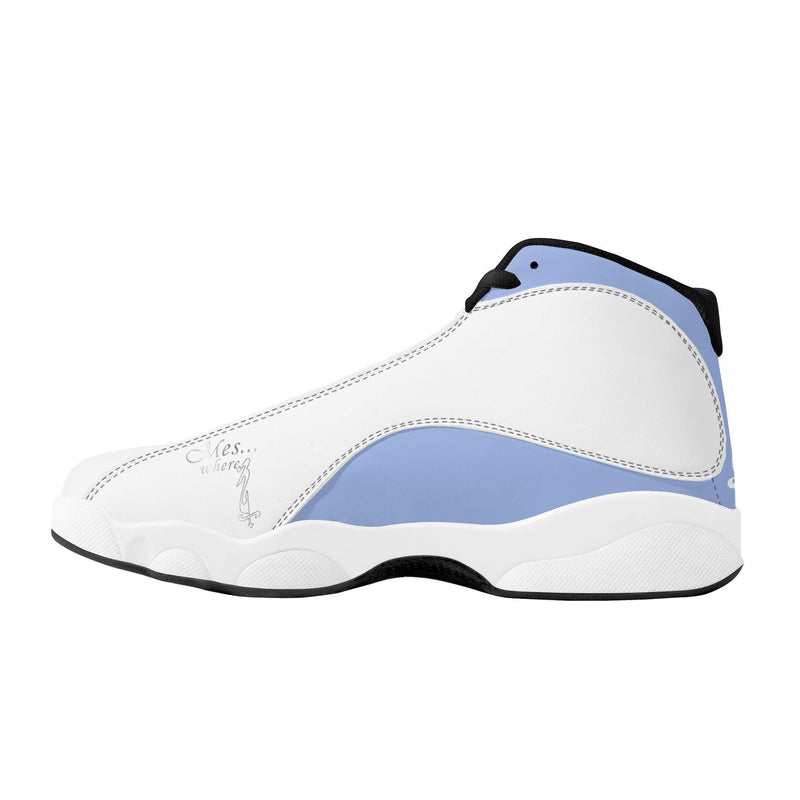 MES...Where (Chill Factor) ~ Men's White Soles Basketball Shoes