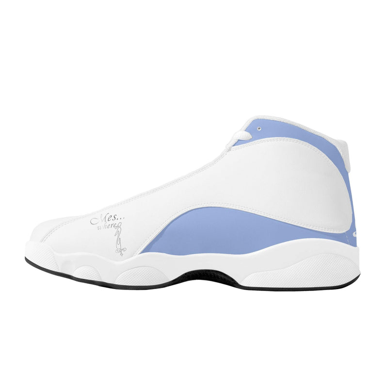MES...Where (Chill Factor) ~ Men's White Soles Basketball Shoes