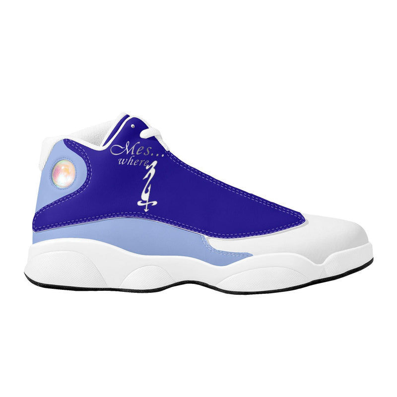 MES...Where (Chill Factor) ~ Men's White Soles Basketball Shoes
