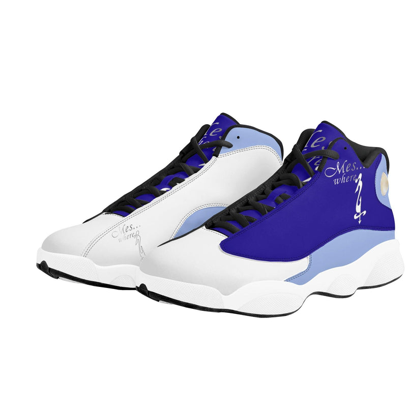 MES...Where (Chill Factor) ~ Men's White Soles Basketball Shoes