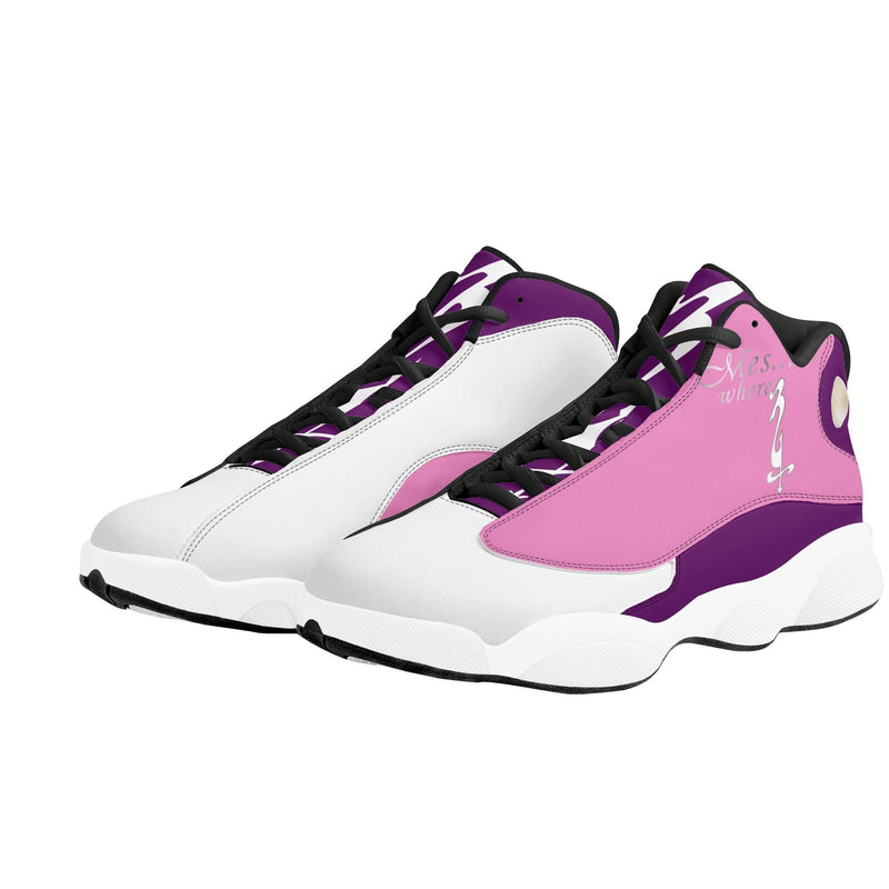 MES...Where (Peaceful Soul) ~ Women's White Soles Basketball Shoes