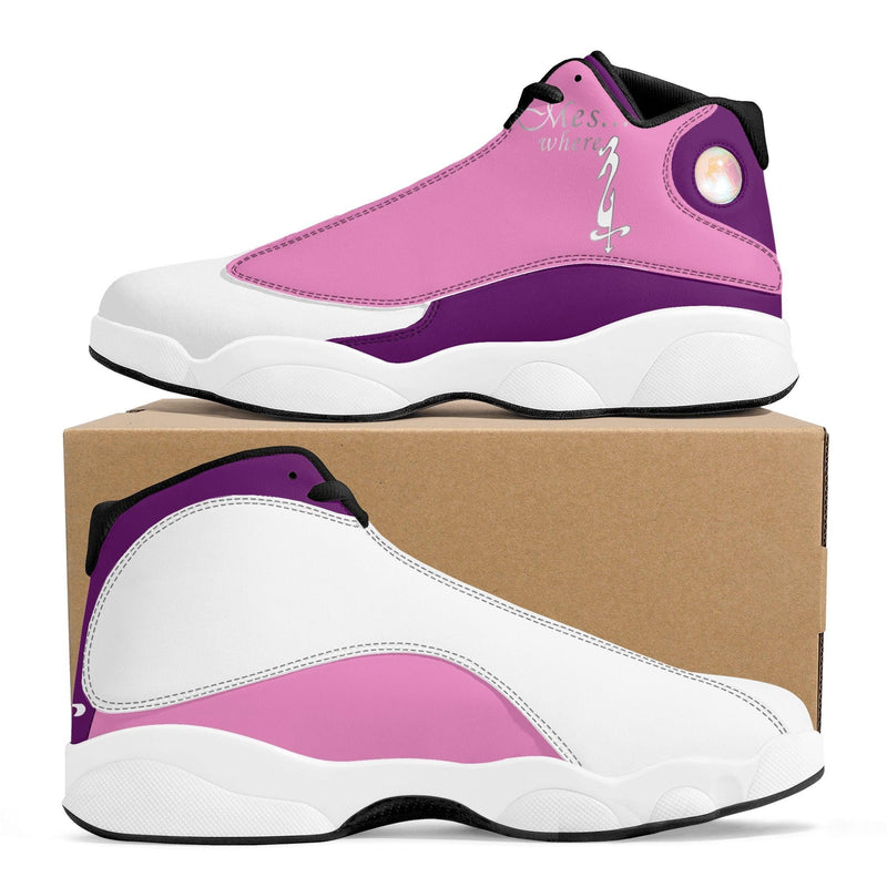 MES...Where (Peaceful Soul) ~ Women's White Soles Basketball Shoes