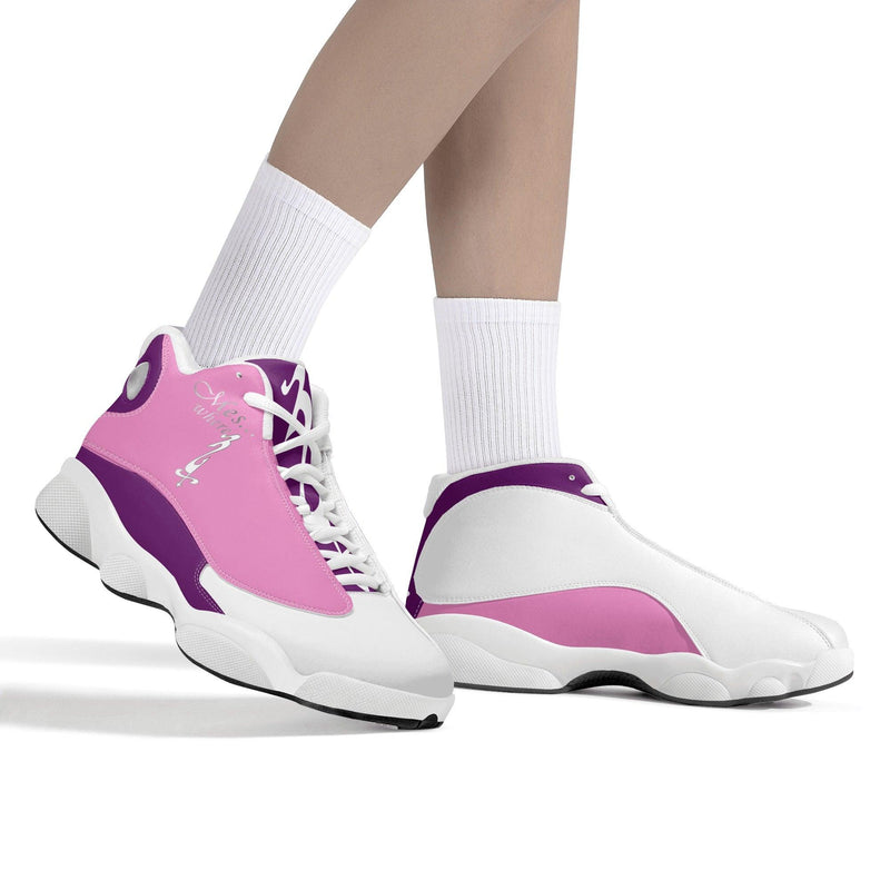 MES...Where (Peaceful Soul) ~ Women's White Soles Basketball Shoes