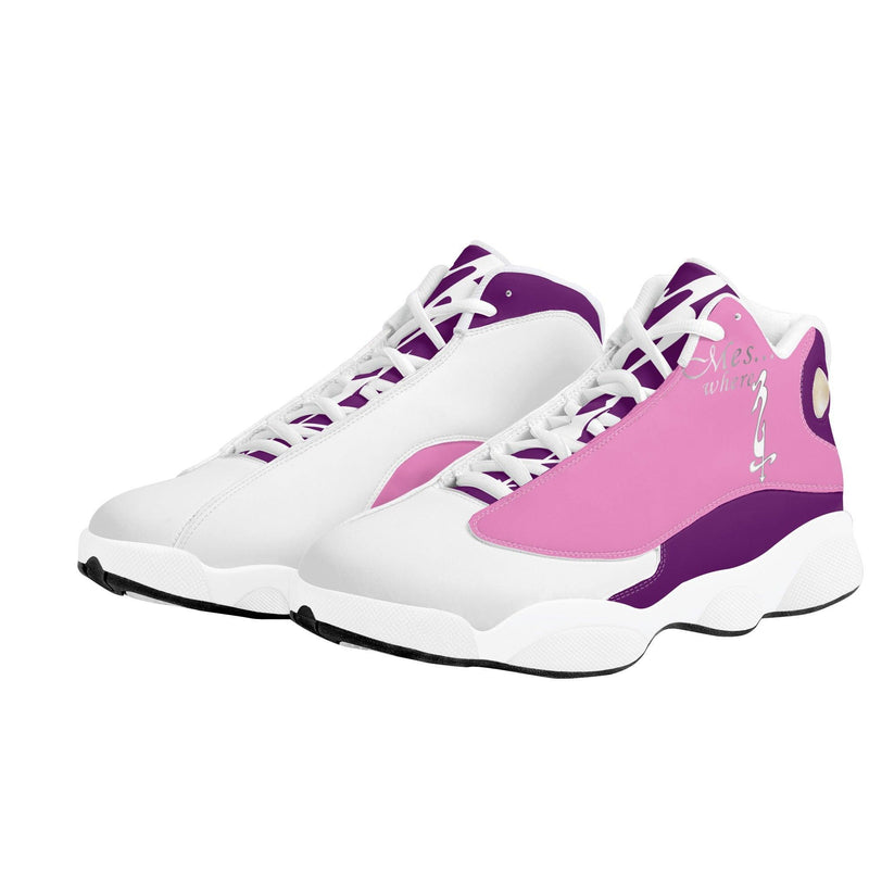 MES...Where (Peaceful Soul) ~ Women's White Soles Basketball Shoes