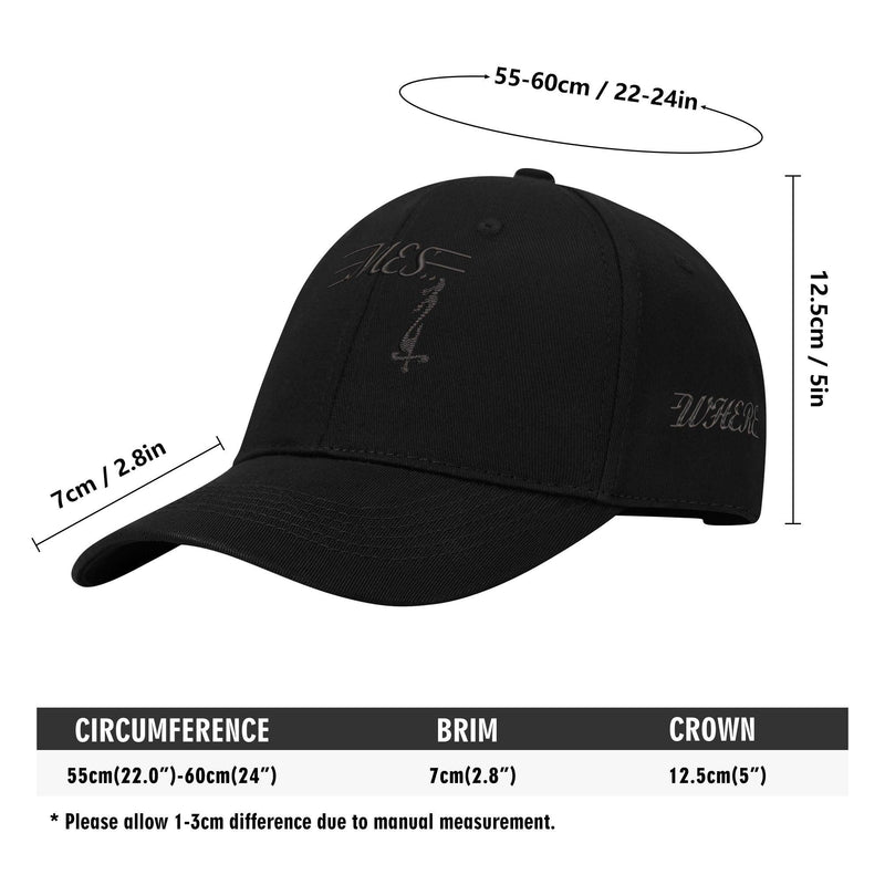 MES...Where On All Four Sides (All Around The World) ~ Embroidered Baseball Caps