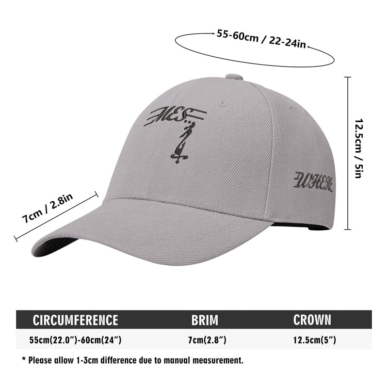 MES...Where On All Four Sides (All Around The World) ~ Embroidered Baseball Caps