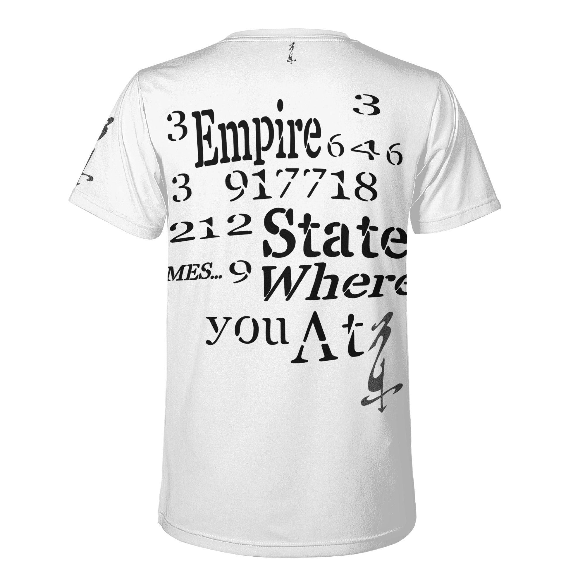 NYC (Where U At) ~ New Unisex All Over Print T-shirt - MES...Where