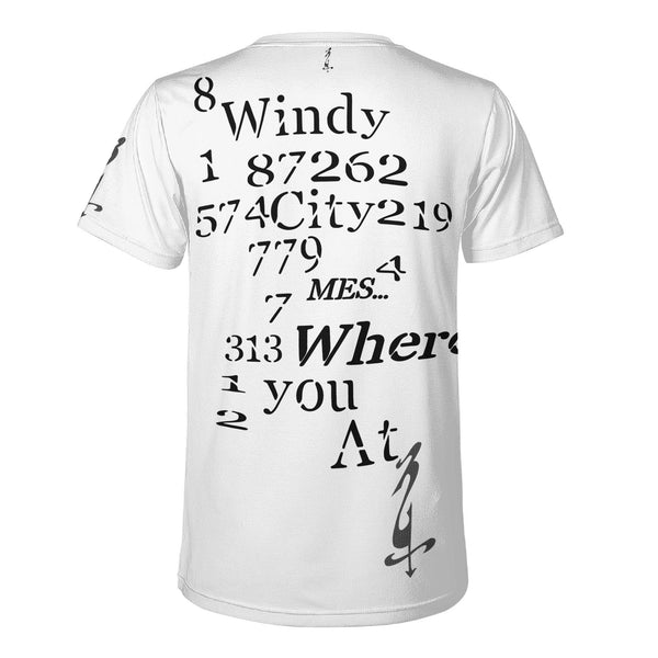 Chi Town (Where U At) ~ New Unisex All Over Print T-shirt