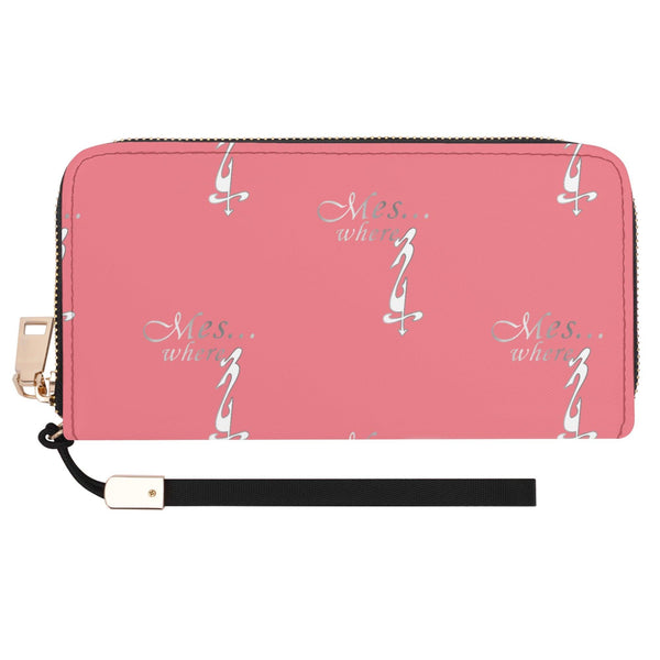 Clutch Leather Zipper Wallet