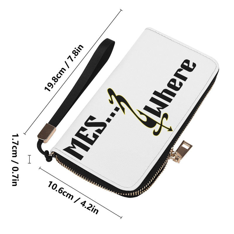 Clutch Leather Zipper Wallet