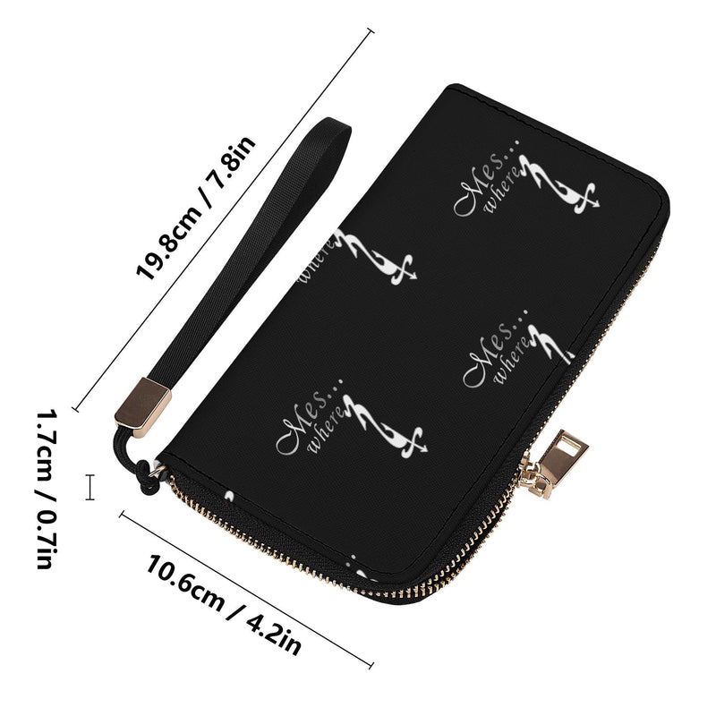 Clutch Leather Zipper Wallet