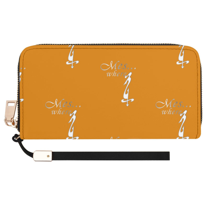 Clutch Leather Zipper Wallet